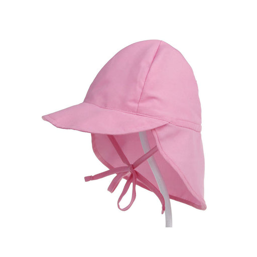 Baby Beach Flap Hat — Pink - Sommerfugl Kids