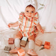 Baby Triple Knot Turban — White - Sommerfugl Kids