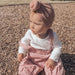 Baby Knitted Twirl Turban — Blush - Sommerfugl Kids