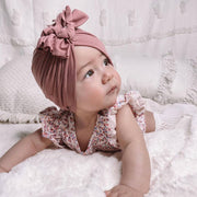 Baby Triple Knot Turban — Blush - Sommerfugl Kids