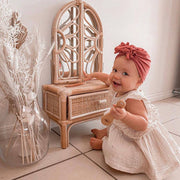 Baby Triple Knot Turban — Blush - Sommerfugl Kids