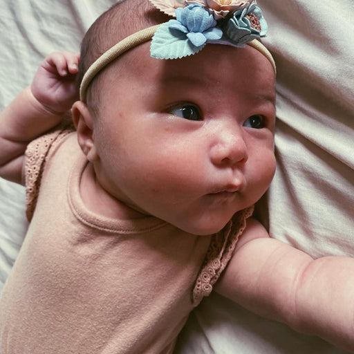 Baby Girl Flower Headpiece — Style #2 - Sommerfugl Kids