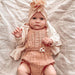 Baby Bobble Knot Turban in Cream - Sommerfugl Kids