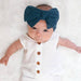Baby Top Knot Double Bow Headband Mint - Sommerfugl Kids