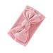 Baby Light Knit Single Soft Bow Knot Headband — Flamingo - Sommerfugl Kids