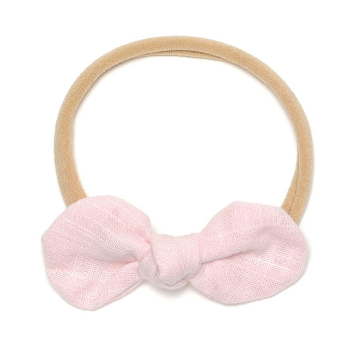 Baby Linen Knot Bow Headband — Fairy Floss