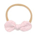 Baby Linen Knot Bow Headband — Fairy Floss - Sommerfugl Kids
