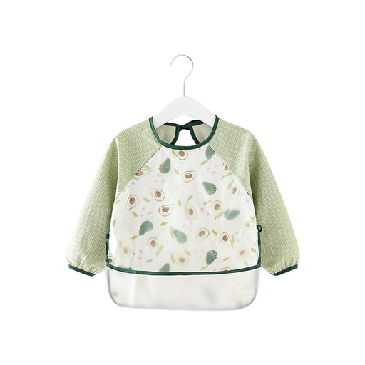 Baby Long Sleeve Apron Smock Bib Avocados - Sommerfugl Kids