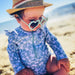 Millie Heart Sunglasses Sky - Sommerfugl Kids