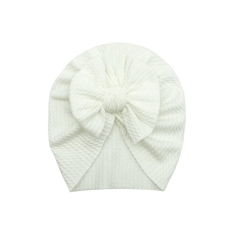 Baby Hattie Bow Turban — White - Sommerfugl Kids