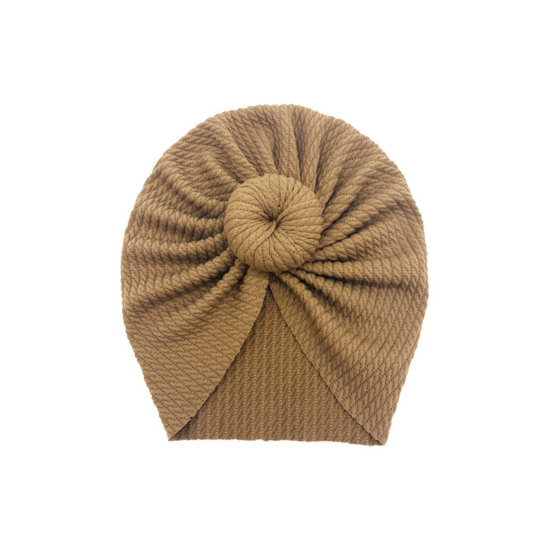 Baby Hattie Donut Turban — Tawny - Sommerfugl Kids