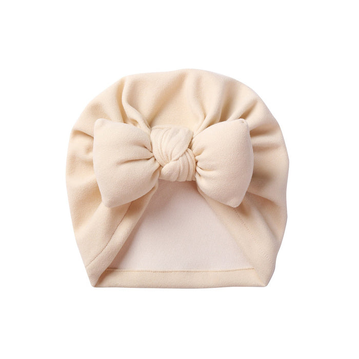 Faux Cashmere Baby Turban in Ivory