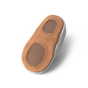 Cloud Grey Leather Baby T Bar Shoe - Sommerfugl Kids