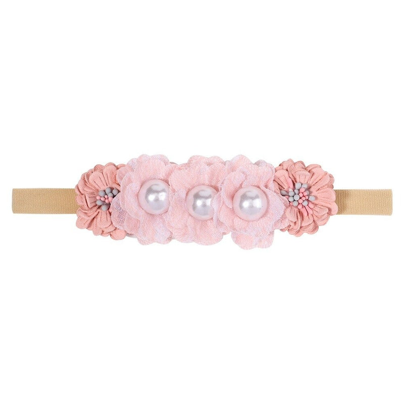 Baby Girl Flower Crown Headpiece #1