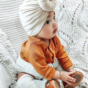 Cinnamon Leather Baby T Bar Shoe - Sommerfugl Kids