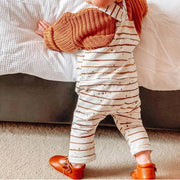 Cinnamon Leather Baby T Bar Shoe - Sommerfugl Kids