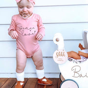 Cinnamon Leather Baby T Bar Shoe - Sommerfugl Kids