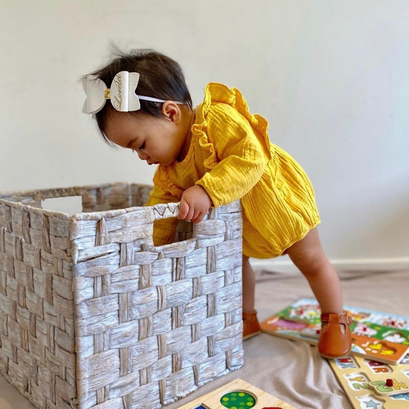 Cinnamon Leather Baby T Bar Shoe - Sommerfugl Kids