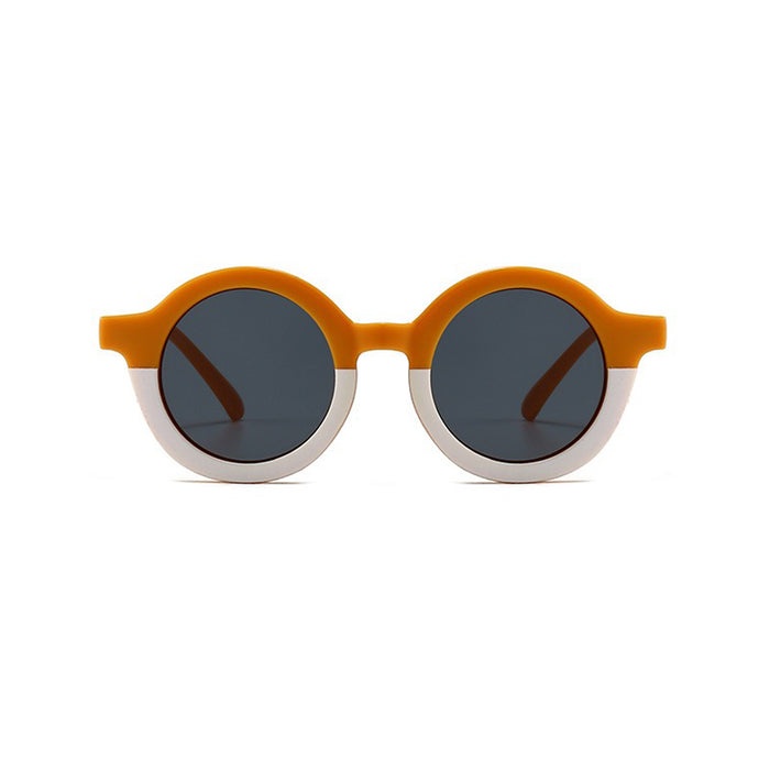 White Apricot Split Ava Baby Sunglasses